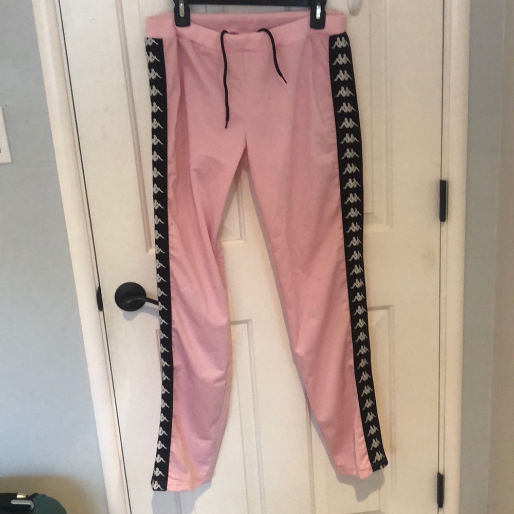 Pink kappa sweats
